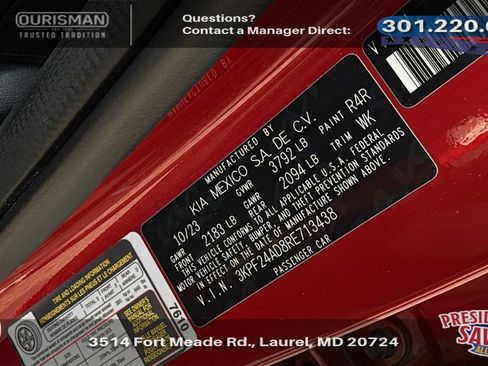 Used 2024 Kia Forte LXS image 29