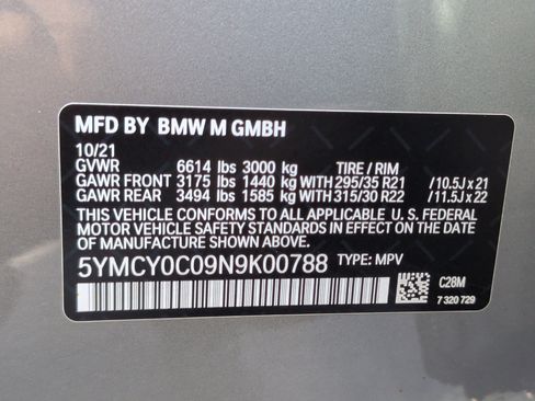 Used 2022 BMW X6 M Competition w/ Competition Package image 43