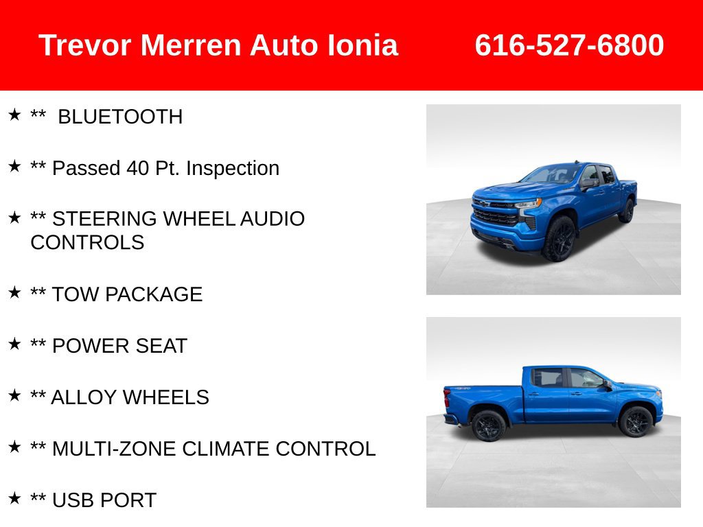 Used 2023 Chevrolet Silverado 1500 RST w/ LPO, Liner Protection Package AWD/4WD image 14