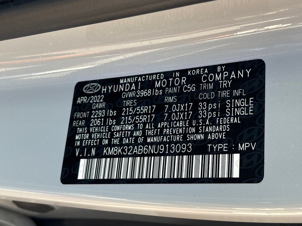 Used 2022 Hyundai Kona SEL w/ Convenience Package FWD image 32