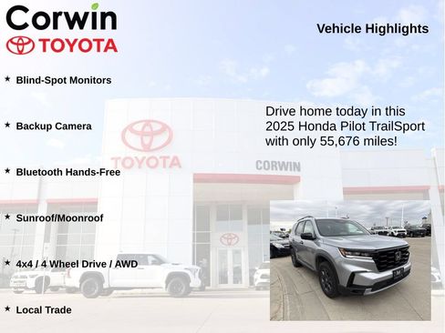 Used 2025 Honda Pilot TrailSport image 6