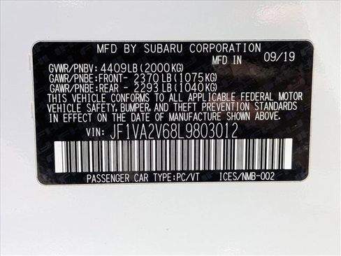 Used 2020 Subaru WRX STI Limited w/ Popular Package #1 AWD/4WD image 25