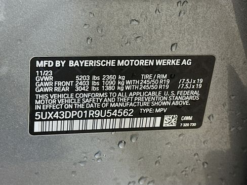 Used 2024 BMW X3 sDrive30i RWD image 12