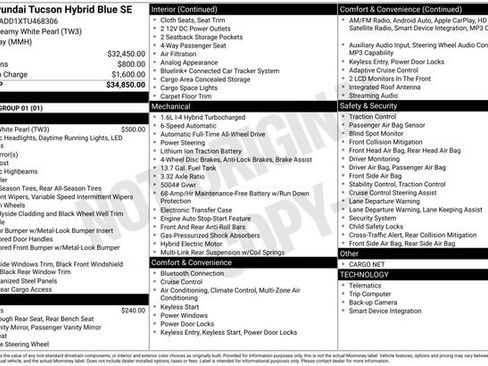 New 2026 Hyundai Tucson Blue SE AWD/4WD image 9