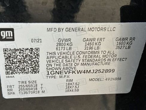 Used 2021 Chevrolet Traverse LS AWD/4WD image 32