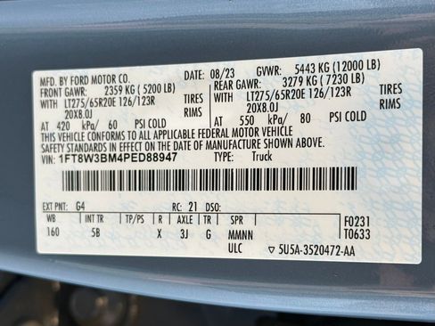 Used 2023 Ford F350 Lariat w/ Chrome Package AWD/4WD image 22