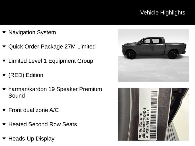Used 2023 RAM 1500 Limited w/ (RED) Edition AWD/4WD image 27