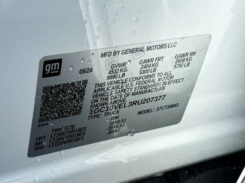 New 2024 Chevrolet Silverado EV W/T image 34