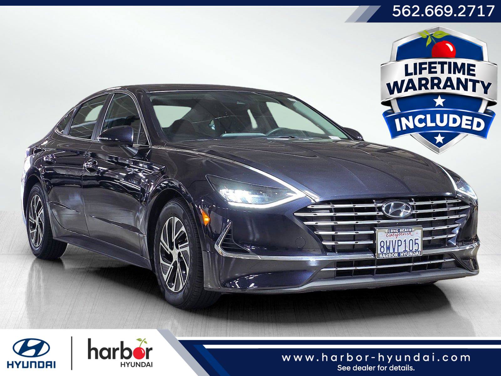 Used 2021 Hyundai Sonata Blue FWD image 1