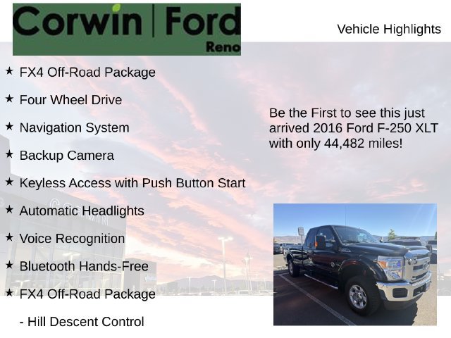 Used 2016 Ford F250 XLT w/ XLT Interior Package AWD/4WD image 4