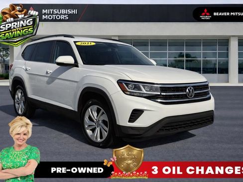 Used 2021 Volkswagen Atlas SE FWD image 1