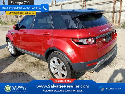 Used 2014 Land Rover Range Rover Evoque Pure Premium image 3