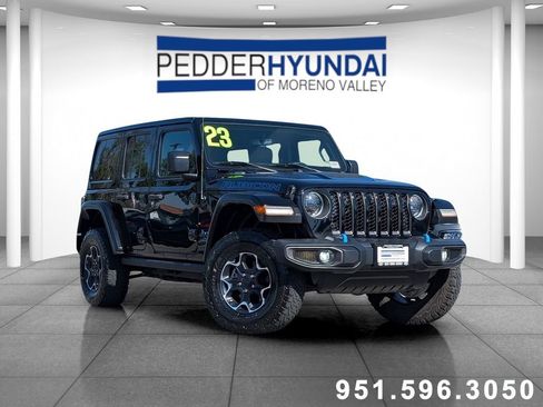 Used 2023 Jeep Wrangler Unlimited Rubicon 4xe AWD/4WD image 1