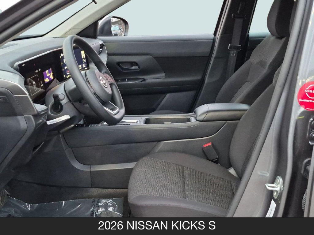 Certified 2026 Nissan Kicks S w/ Charging Package FWD image 14