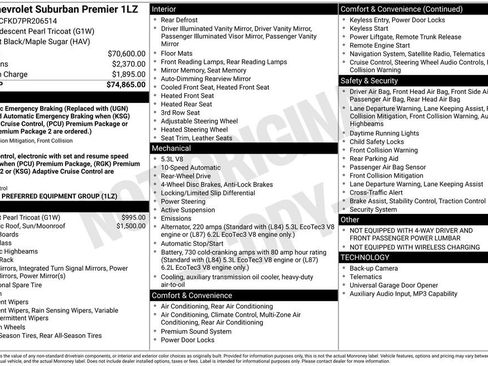 Certified 2023 Chevrolet Suburban Premier RWD image 2