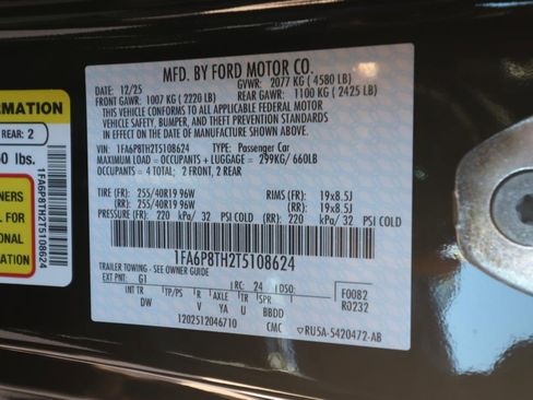 New 2026 Ford Mustang EcoBoost w/ Mustang Nite Pony Package image 20