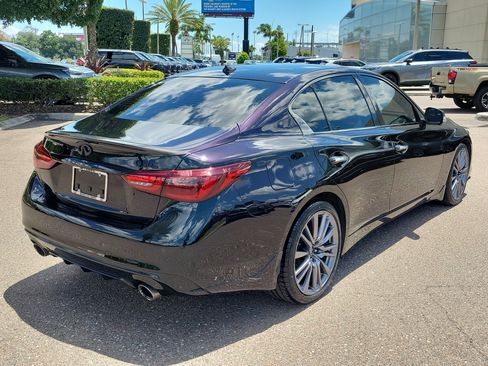 Certified 2023 INFINITI Q50 Red Sport 400 w/ Black Opal Edition RWD image 3