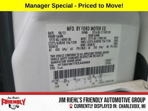 Used 2014 Ford F350 Lariat w/ Lariat Interior Package image 29