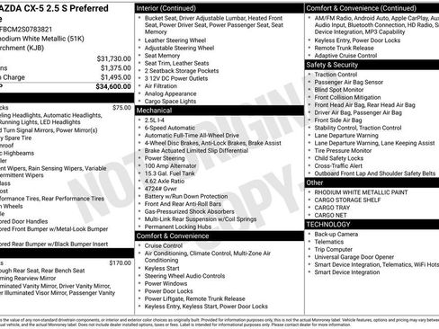 New 2025 MAZDA CX-5 AWD 2.5 S w/ Preferred Package image 6