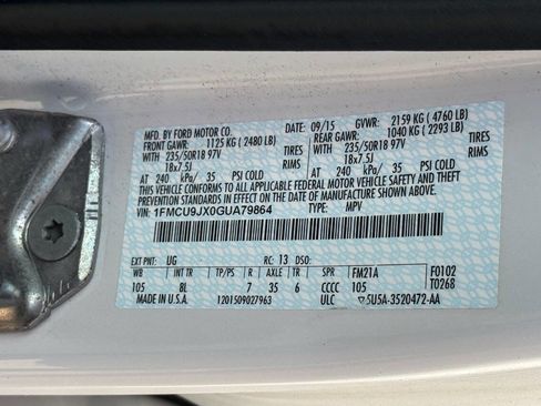 Used 2016 Ford Escape Titanium AWD/4WD image 20