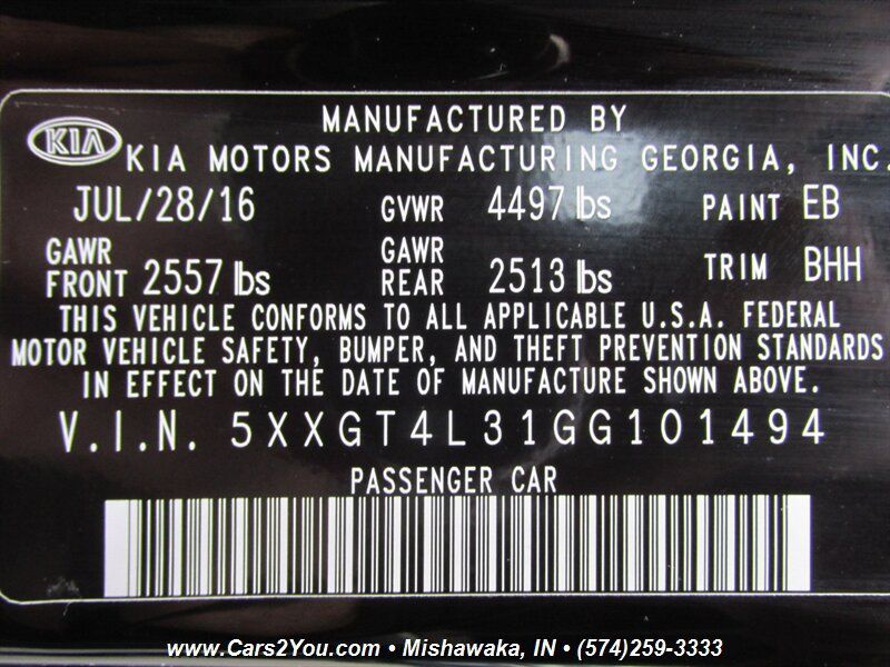 Used 2016 Kia Optima LX FWD image 25