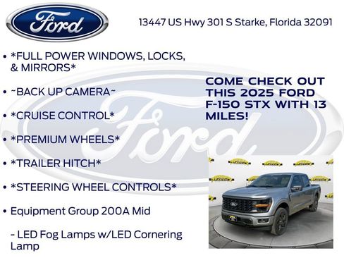 New 2025 Ford F150 STX w/ Equipment Group 200A image 10