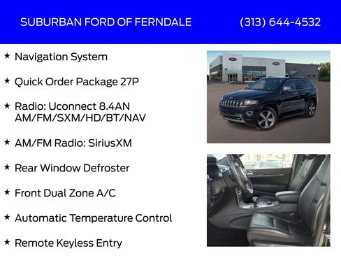 Used 2014 Jeep Grand Cherokee Overland image 4