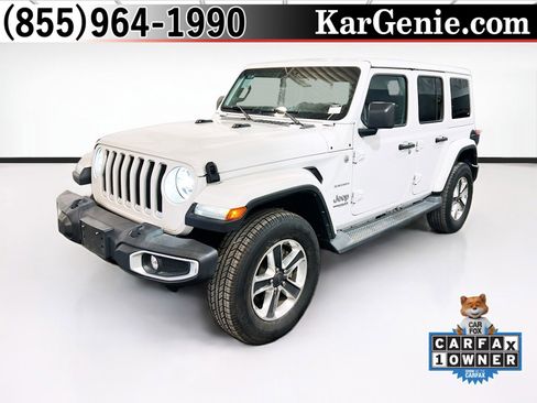 Used 2022 Jeep Wrangler Unlimited Sahara w/ LED Lighting Group AWD/4WD image 1