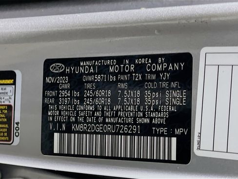 Used 2024 Hyundai Palisade SEL AWD/4WD image 12