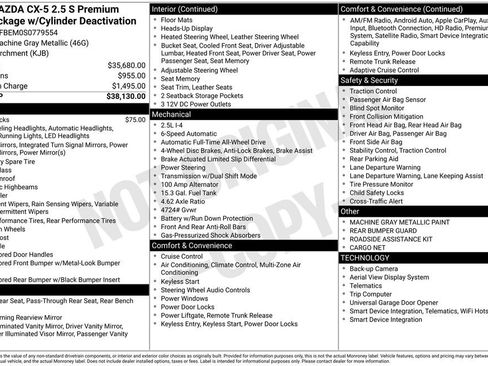 New 2025 MAZDA CX-5 AWD 2.5 S w/ Premium Plus Pkg image 6