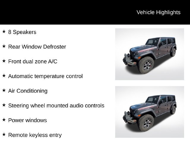Used 2021 Jeep Wrangler Unlimited Rubicon w/ LED Lighting Group AWD/4WD image 14