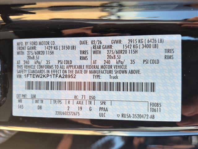 New 2026 Ford F150 STX w/ Equipment Group 200A RWD image 16