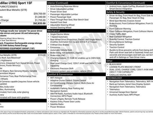 New 2026 Cadillac Lyriq Sport image 27