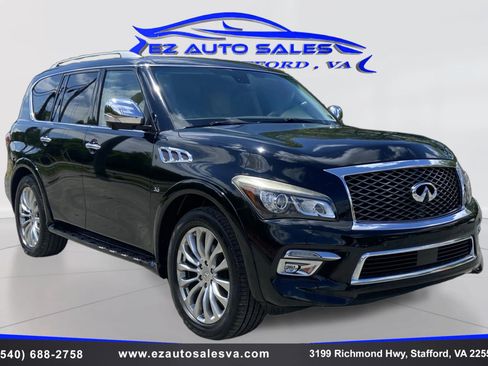 Used 2016 INFINITI QX80 4WD w/ Deluxe Technology Package image 3