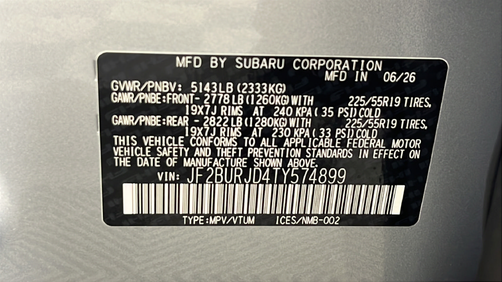New 2026 Subaru Outback Touring XT AWD/4WD image 41
