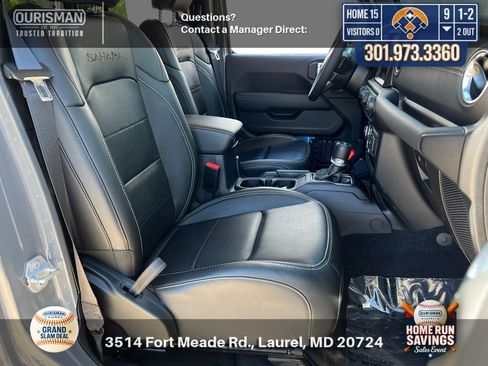 Used 2023 Jeep Wrangler Unlimited Sahara AWD/4WD image 21