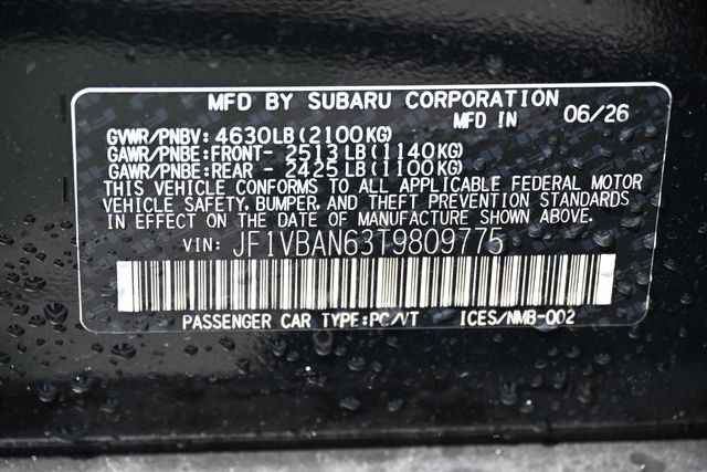 New 2026 Subaru WRX Limited AWD/4WD image 20