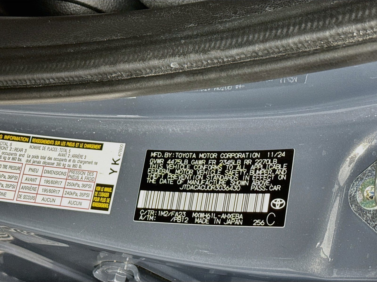Certified 2024 Toyota Prius Prime FWD image 23
