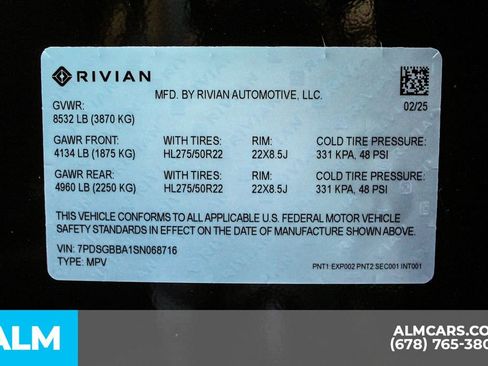 Used 2025 Rivian R1S Adventure image 43