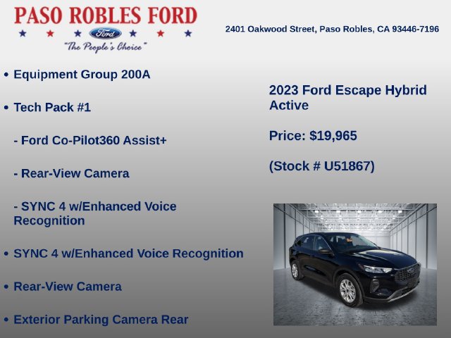 Used 2023 Ford Escape Active w/ Tech Pack #1 AWD/4WD image 6