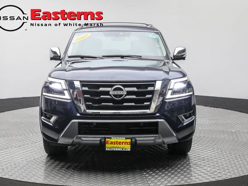 Used 2023 Nissan Armada Platinum w/ Captain's Chairs Package AWD/4WD image 2