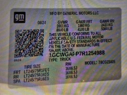 Used 2024 Chevrolet Express 2500 w/ Driver Convenience Package RWD image 4
