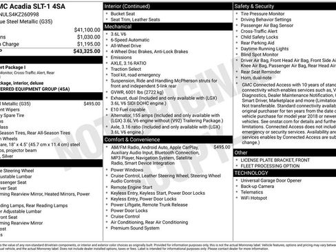 Certified 2019 GMC Acadia SLT image 34