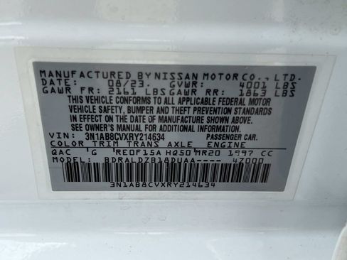 Used 2024 Nissan Sentra SV w/ All-Weather Package FWD image 28