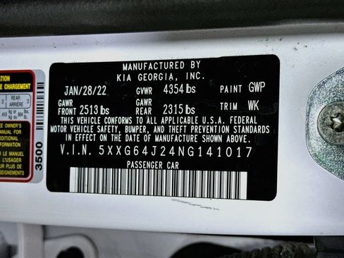 Certified 2022 Kia K5 GT-Line w/ GT-Line FWD Premium Package image 37