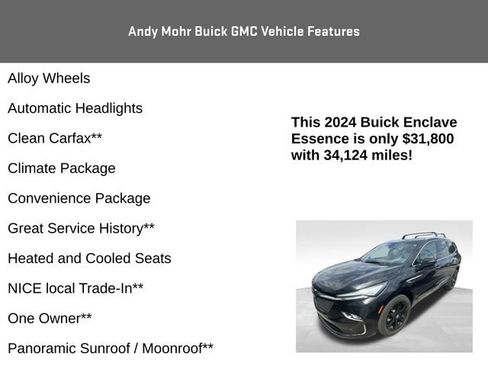 Used 2024 Buick Enclave Essence w/ Experience Buick Package FWD image 8