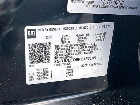 Used 2023 GMC Sierra 1500 SLT w/ SLT Premium Package AWD/4WD image 36
