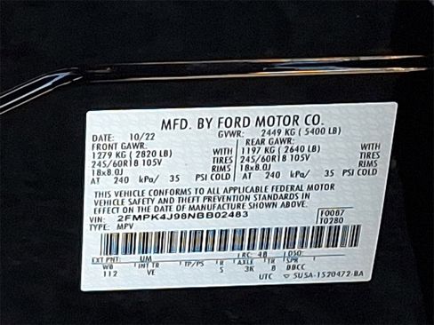 Certified 2022 Ford Edge SEL w/ Convenience Package image 27