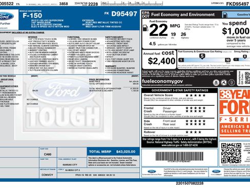 Used 2015 Ford F150 Lariat image 3