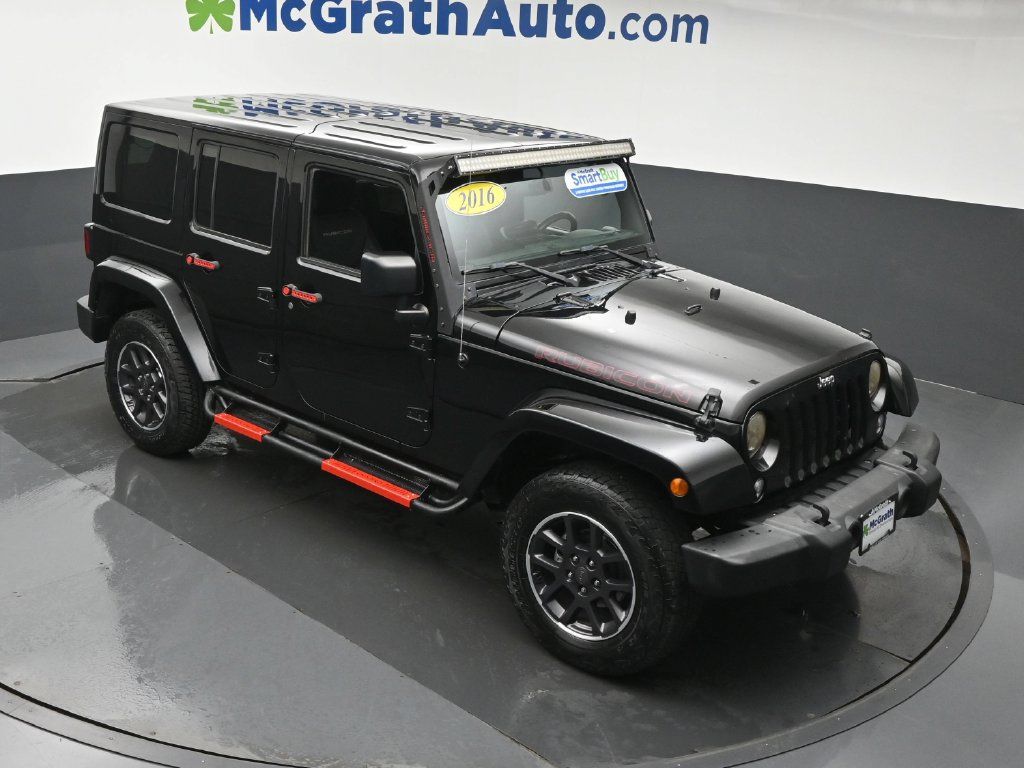 Used 2016 Jeep Wrangler Unlimited Rubicon w/ Max Tow Package AWD/4WD image 3